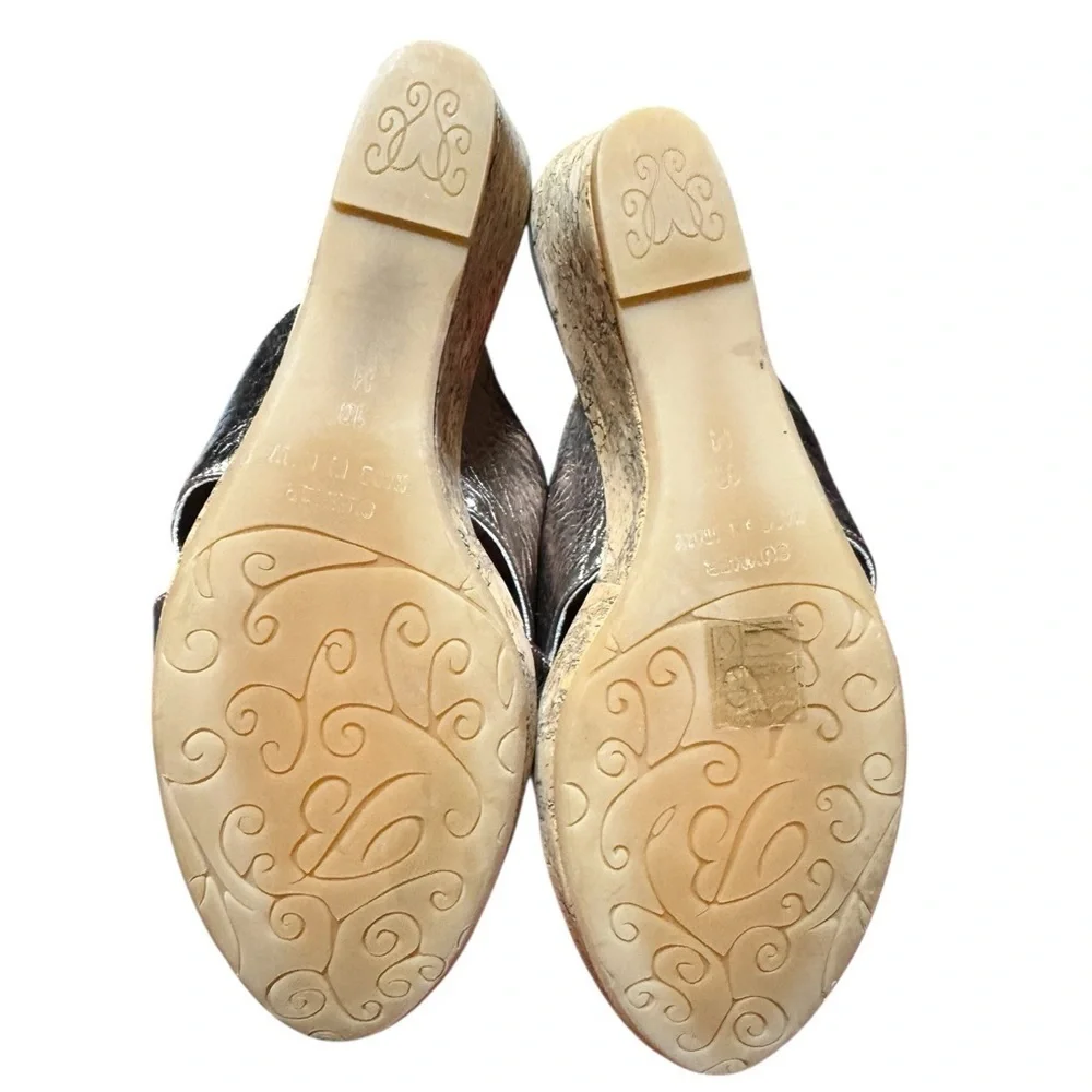 Brighton Women's Bronze Wedge Sandals